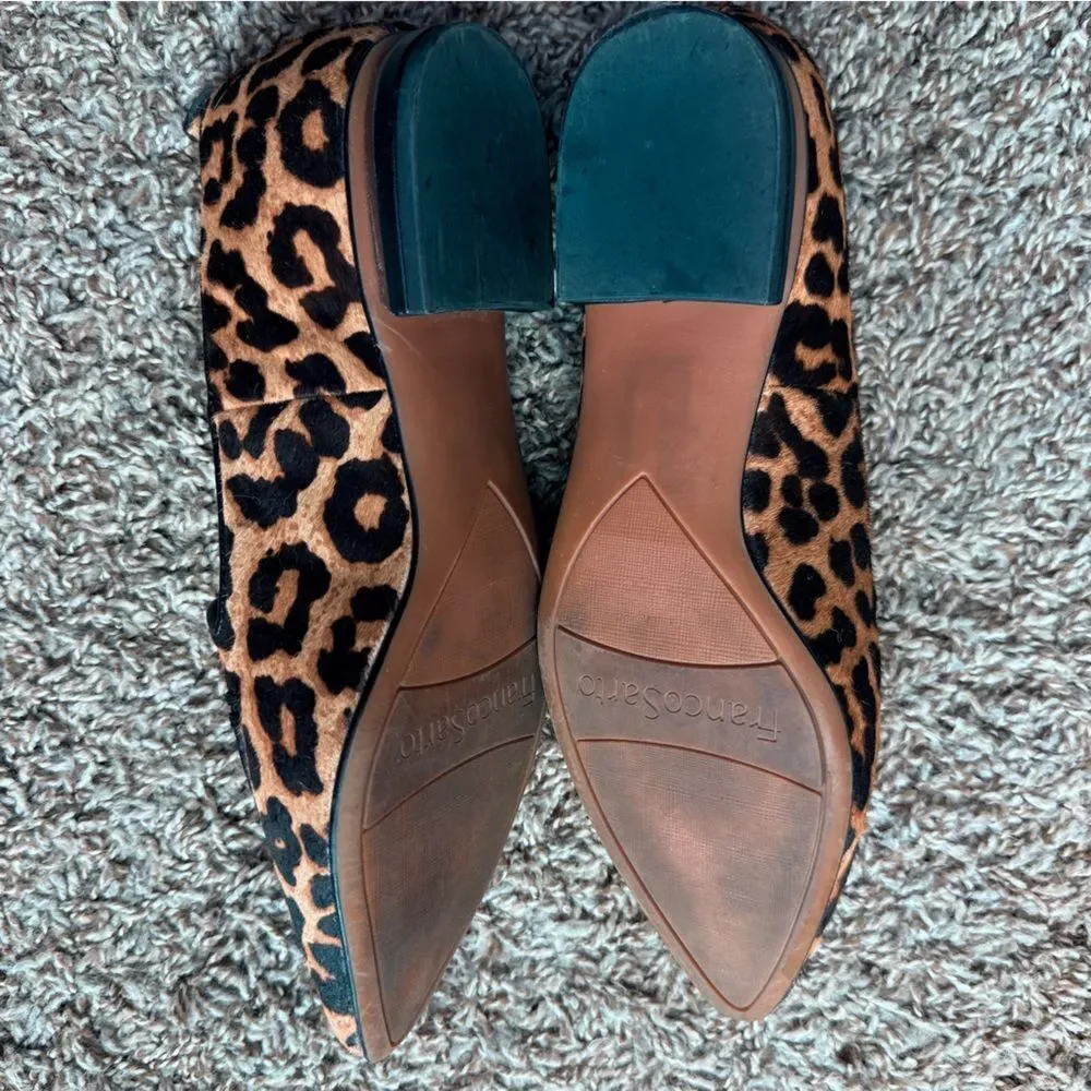 Franco Sarto Animal Print Loafers - Picture 7 of 9